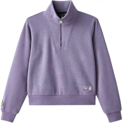 Skechers Sports Life Collection Sweatshirt Women's Grape Fruit Bowl Purple