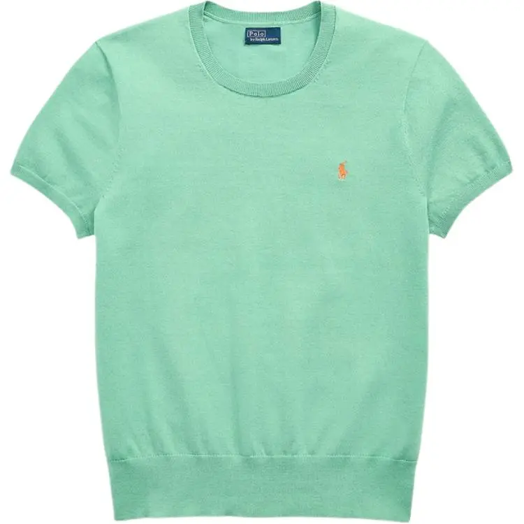 Polo Ralph Lauren FW24 Knitwear Loose Fit Women's Light Green