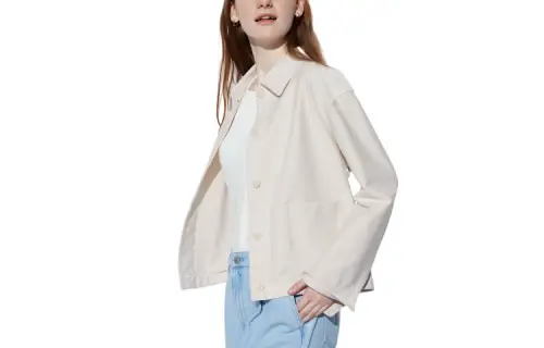 UNIQLO Jackets & Coats Women's Light Beige