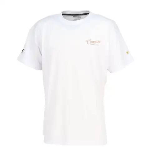 Converse T Shirts Unisex White Crew Neck Moderate