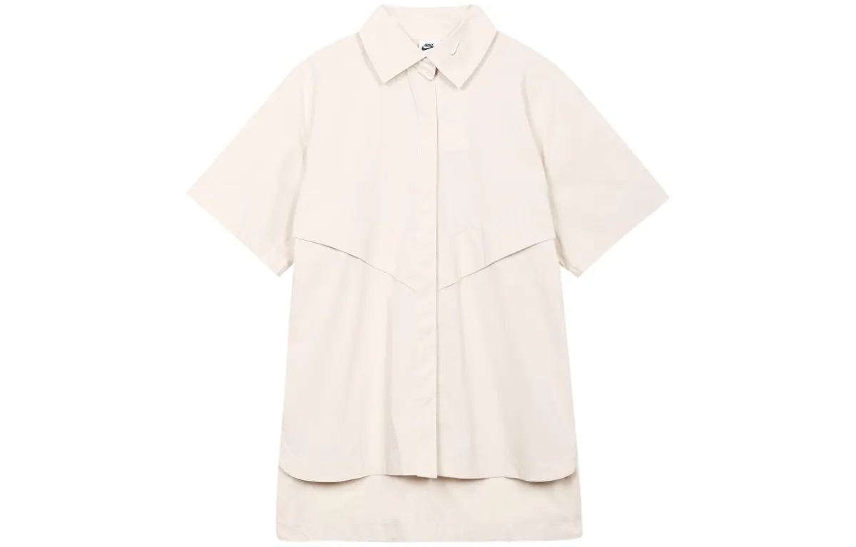 Nike Shirts Women's Light Rosewood Umber Square Collar Moderate Straight Fit