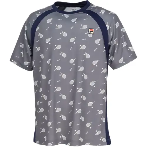 FILA Tennis Tops Men's Gray Crew Neck Thin