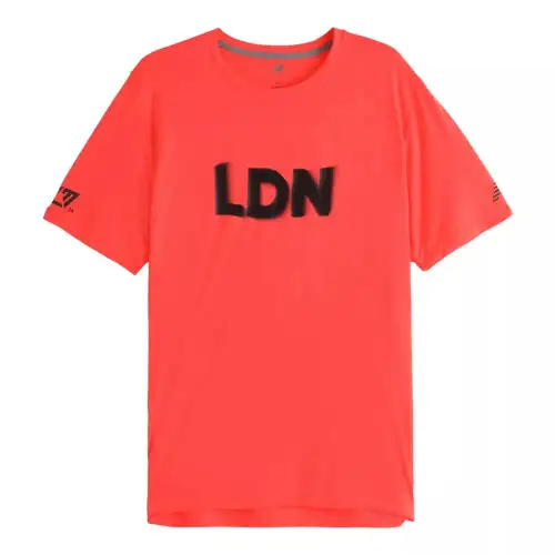 New Balance London Edition Athletics T Shirt Men's Red