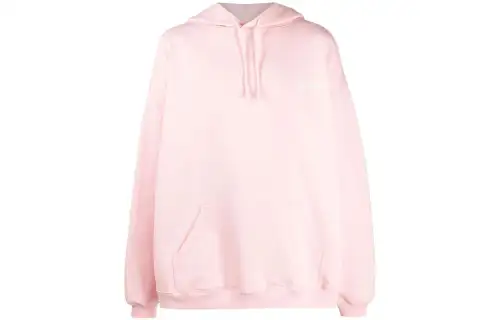Vetements Sweatshirts Women's Pink Hooded Moderate Regular