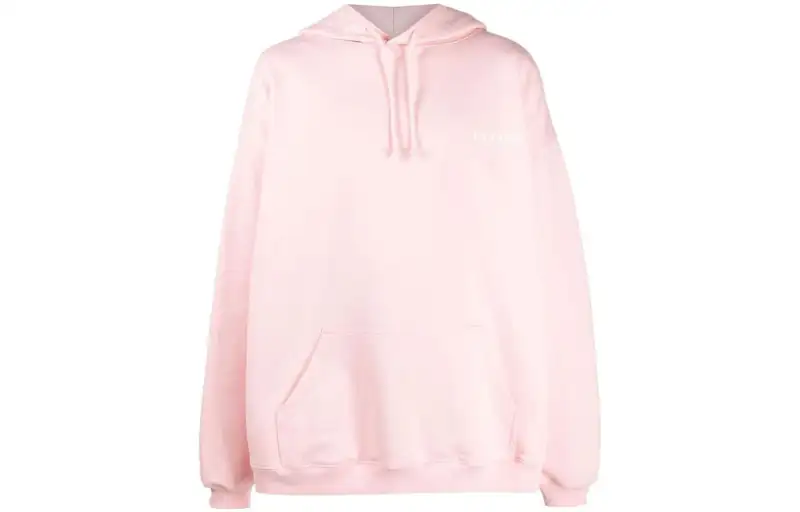 Vetements Sweatshirts Women's Pink Hooded Moderate Regular