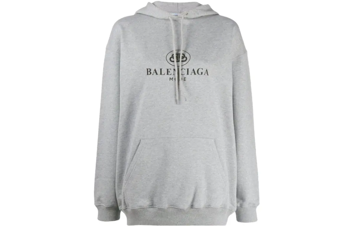 Balenciaga Sweatshirt Loose Fit Women's Gray