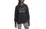 Nike Sweatshirts Women's Black Crew Neck Moderate Regular