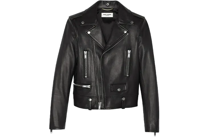 SAINT LAURENT Motorcycle Leather Jacket