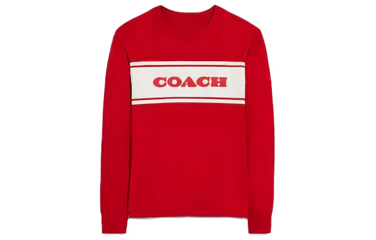 COACH Sweatshirts Women's Crew Neck Moderate Straight Fit
