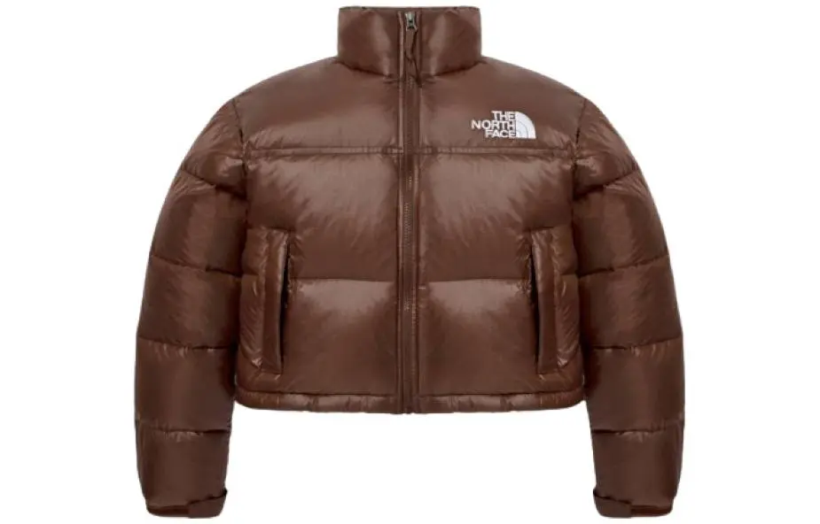 THE NORTH FACE Women's Nuptse Short Jacket Brown