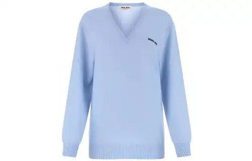 MIU MIU FW22 Sweater Women's Blue