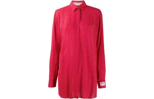 【Previous Season】oversized stripe print shirt