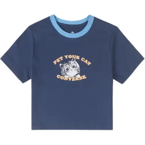 Converse Regular T Shirt Women's Blue