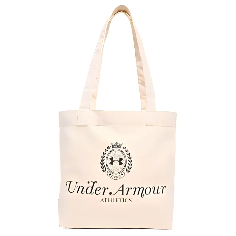 Under Armour Under Armour Cotton Tote Bag, Shopping Bag, Handbag, Shoulder Bag Women's Beige & Black