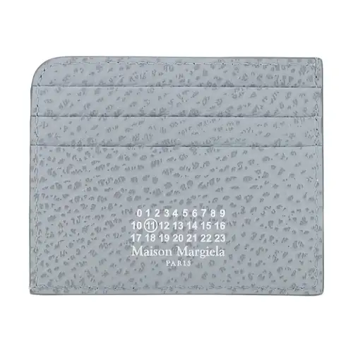 Maison Margiela Cow Leather Wallet Regular Women's Ice Blue