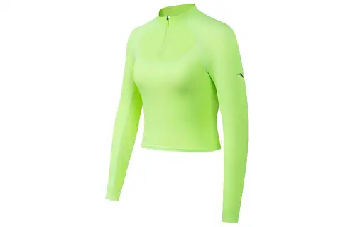 Anta Running Collection Raglan Sleeve Running T Shirt Women's Fluorescent Sparkling Green