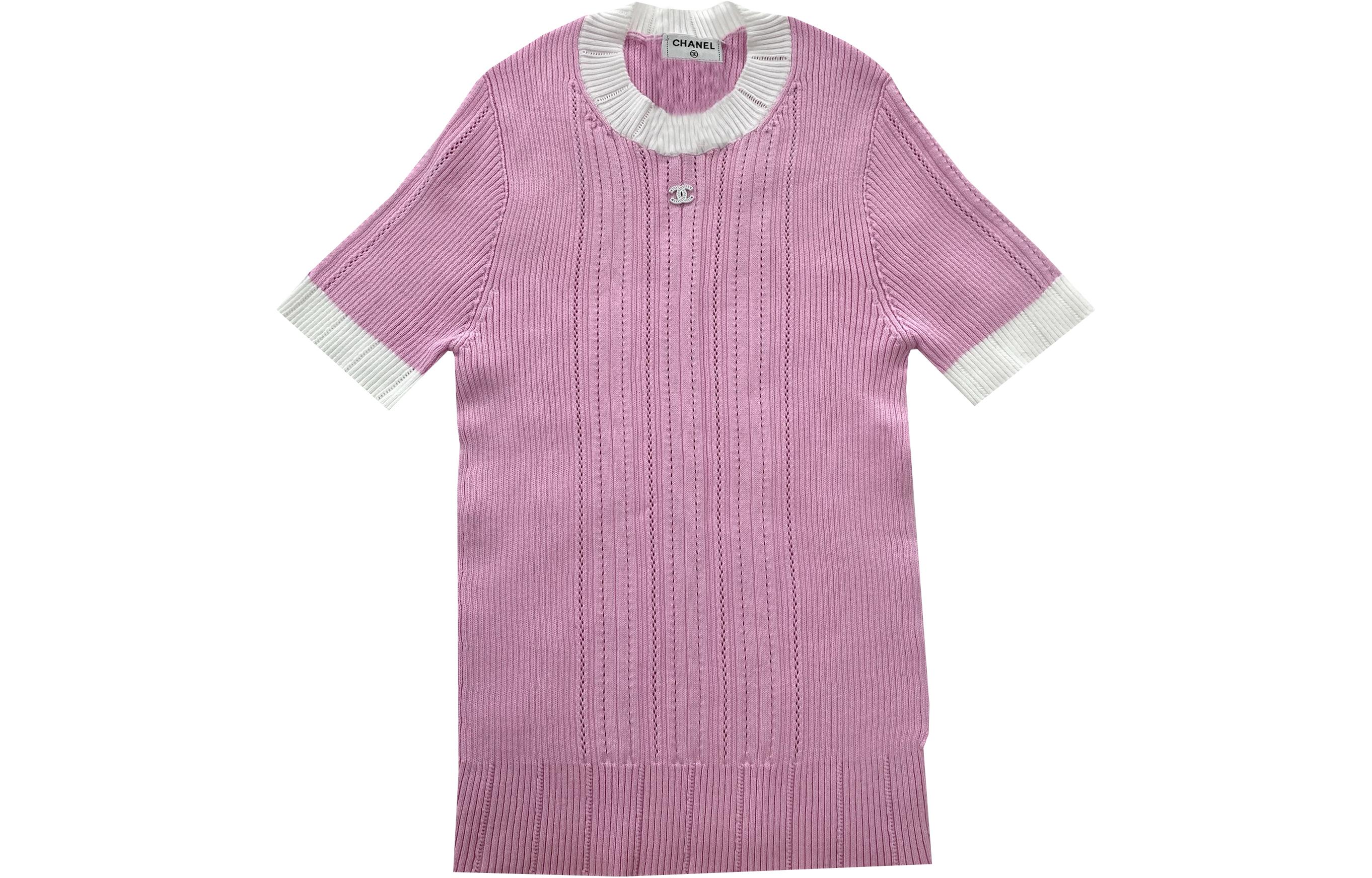 CHANEL 23 Spring Summer 23P Knitwear Women's Pink