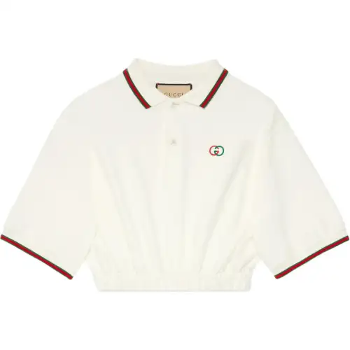 【Previous Season】embroidered-logo short-sleeved polo shirt
