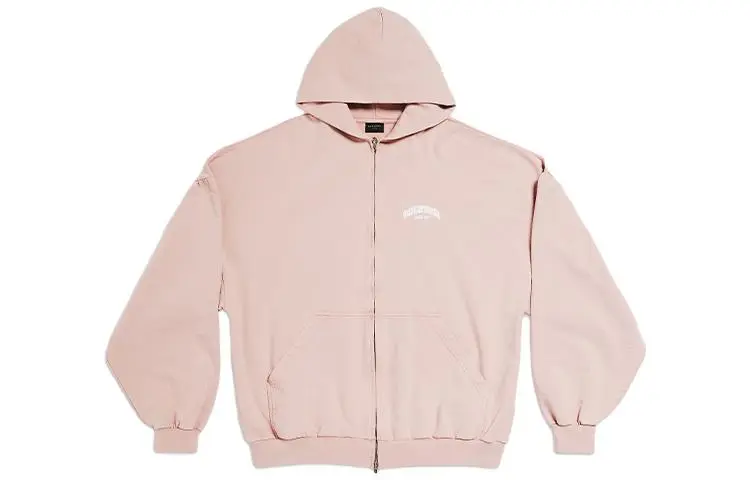 Balenciaga Sweatshirt Loose Fit Women's Light Pink