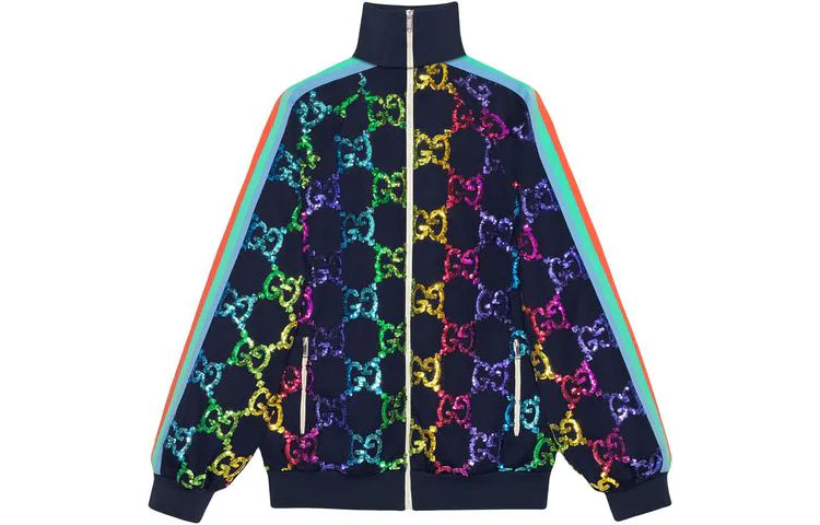 Женская куртка Gucci GG (синяя)