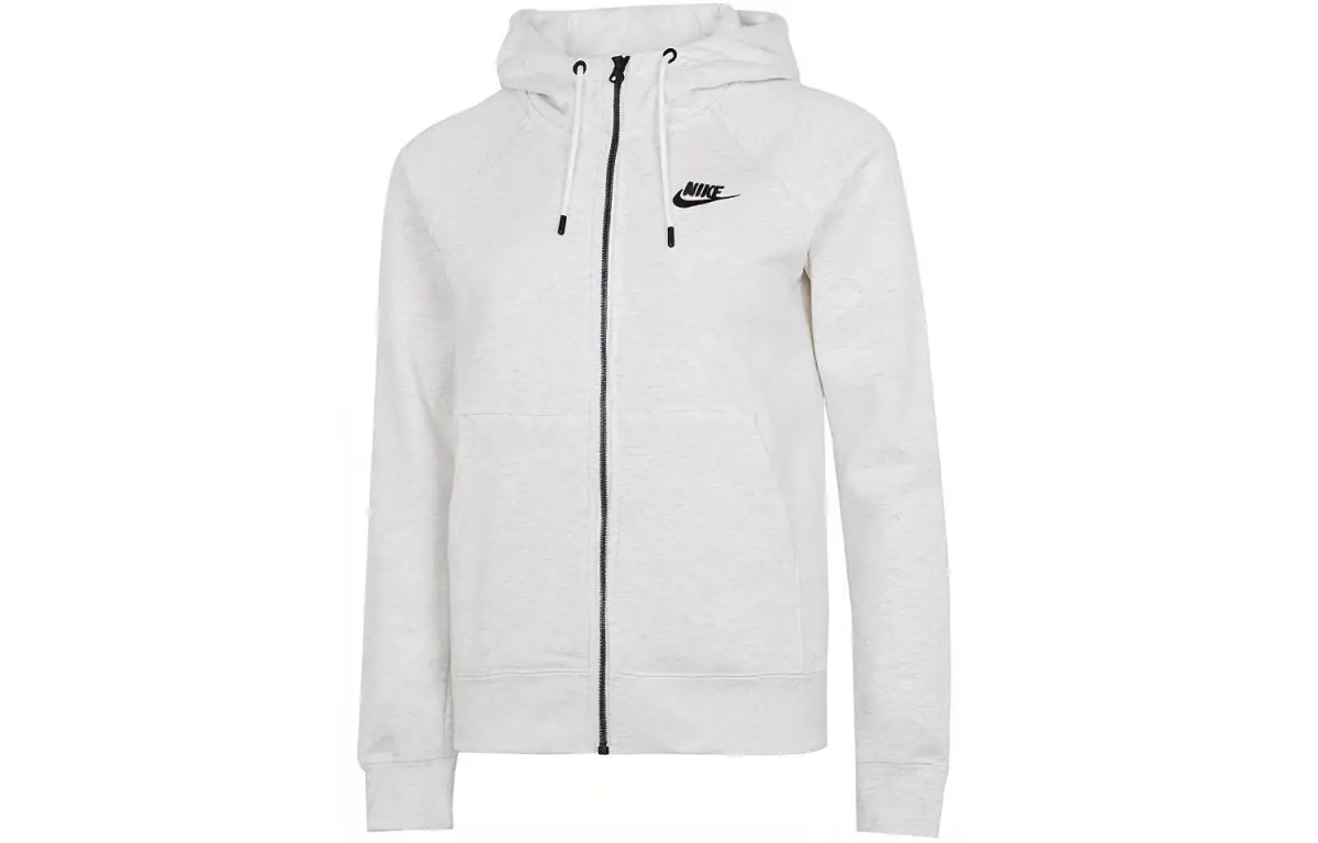 Nike Jackets Women's White Hooded (Non-detachable) Moderate