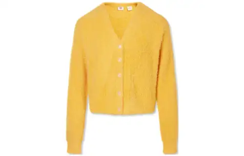 Levis Knitwear Women's V Neck Moderate Cardigan