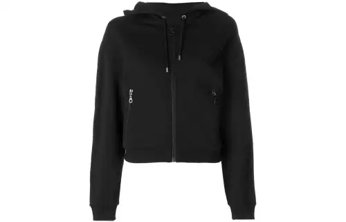 KENZO Sweatshirts Women's Black Hooded Moderate Regular