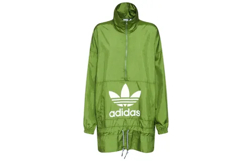 Adidas Originals FELPA DONNA Jackets Women's Green Stand Collar Moderate Other
