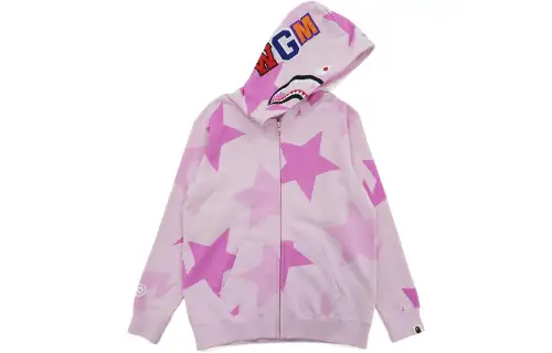 Bape Sta Shark Hoodie Purple