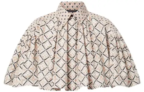 LOUIS VUITTON Pre Owned 2010 Monogram print Blouse