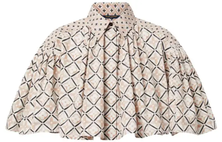 LOUIS VUITTON Pre Owned 2010 Monogram print Blouse