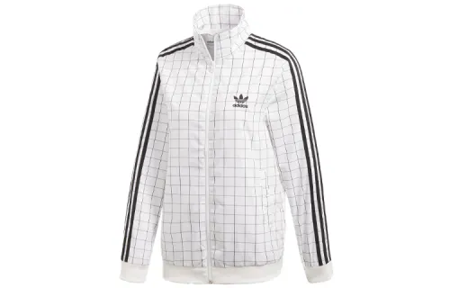 Adidas Originals Jackets Women's White Stand Collar Moderate Other