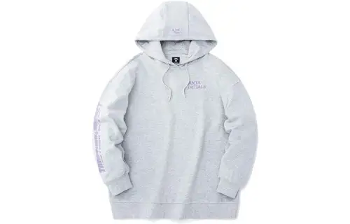 ANTA Life Collection Sweatshirts Women's Gray Hooded Moderate Regular