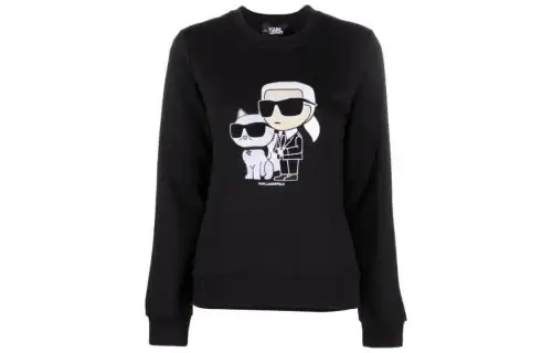 Karl Lagerfeld Karl Ikonik Karl & Choupette Sweatshirt
