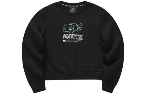 Skechers Sweatshirts Women's Carbon Black Crew Neck Moderate Regular