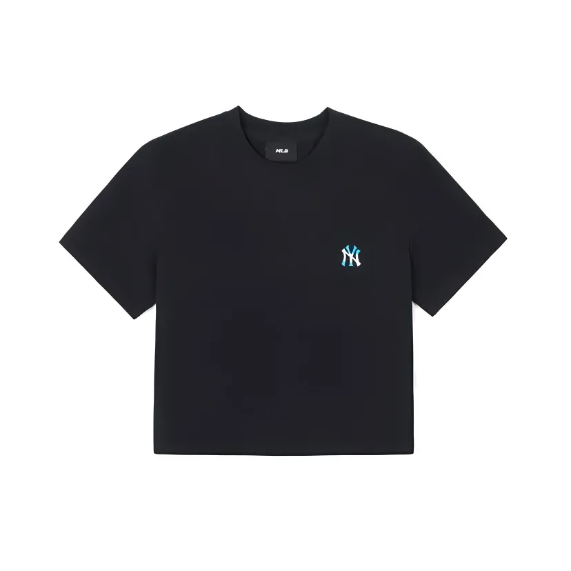 MLB Los Angeles Dodgers, New York Yankees T-Shirts Women's Black Crew Neck Moderate Other