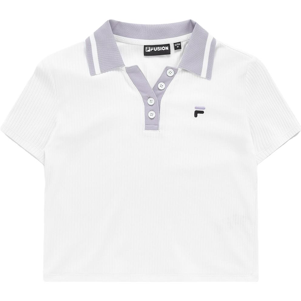 Женская футболка Fila FUSION Polo (белая)