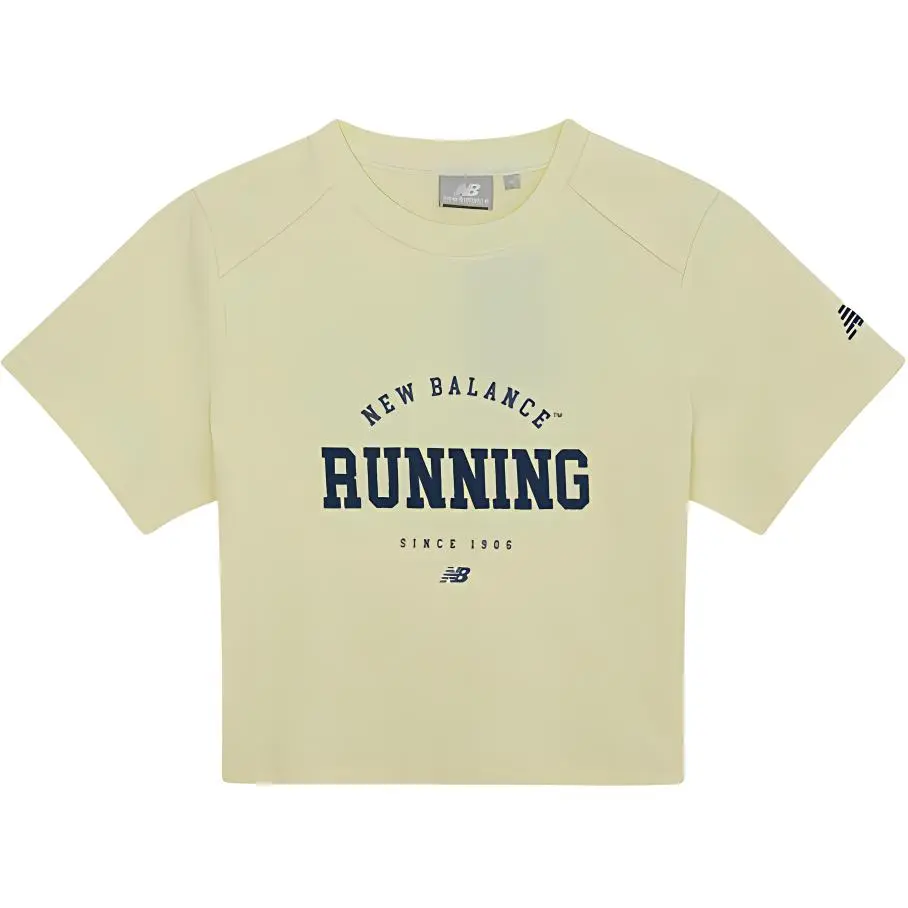 New Balance T-Shirt Women's Light Yellow