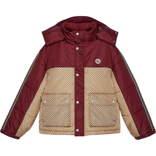 Interlocking G-print puffer jacket