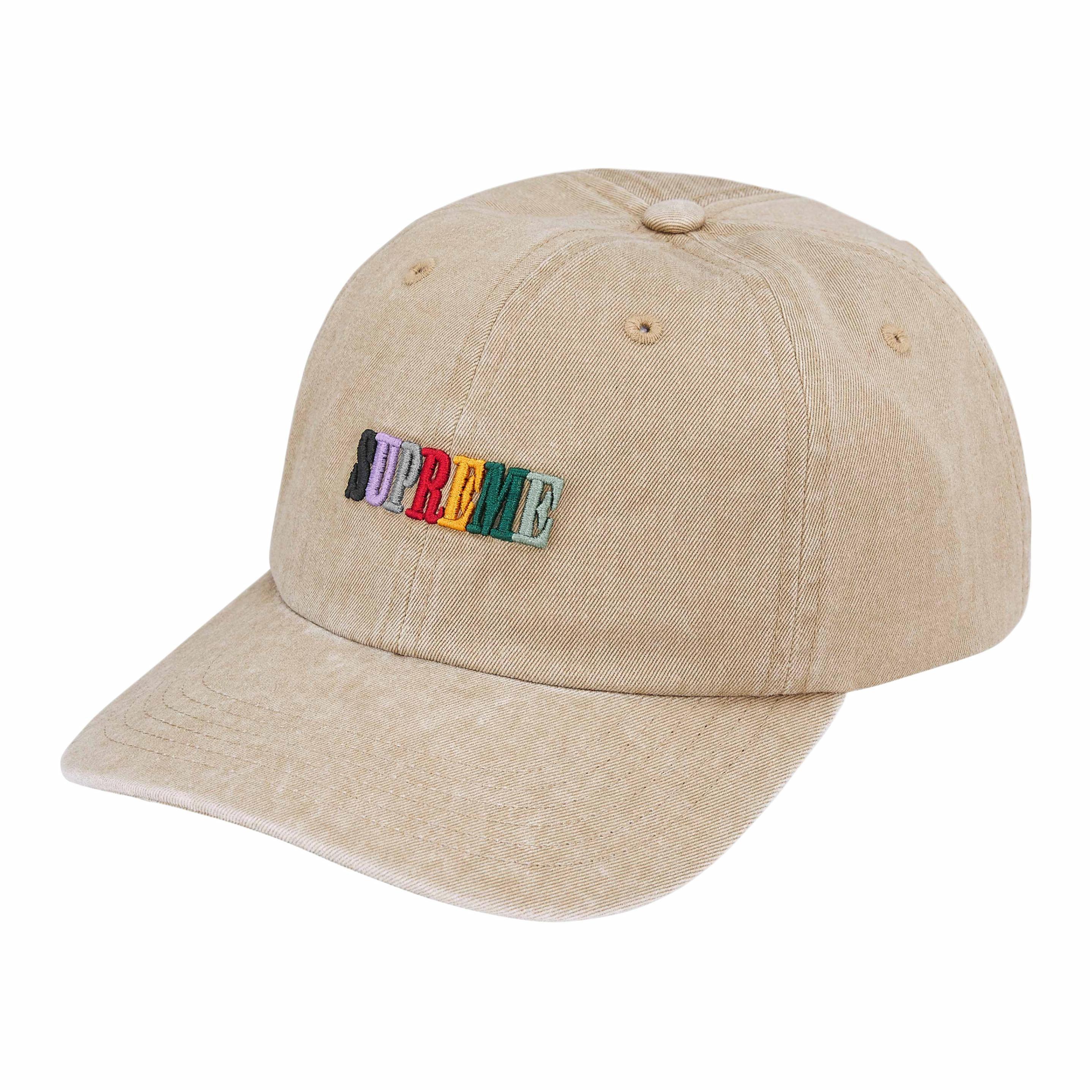 Кепка Supreme SS25 WEEK 7 Pigment Dye 6-Panel (черная)