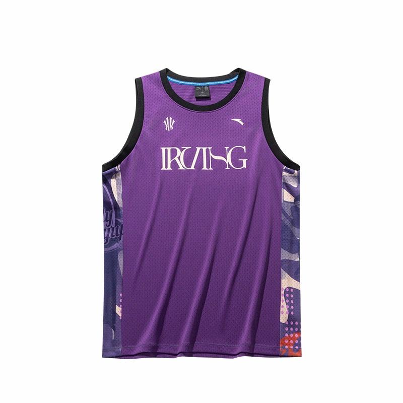 Мужская футболка Anta Basketball Irving Series (пурпурная)