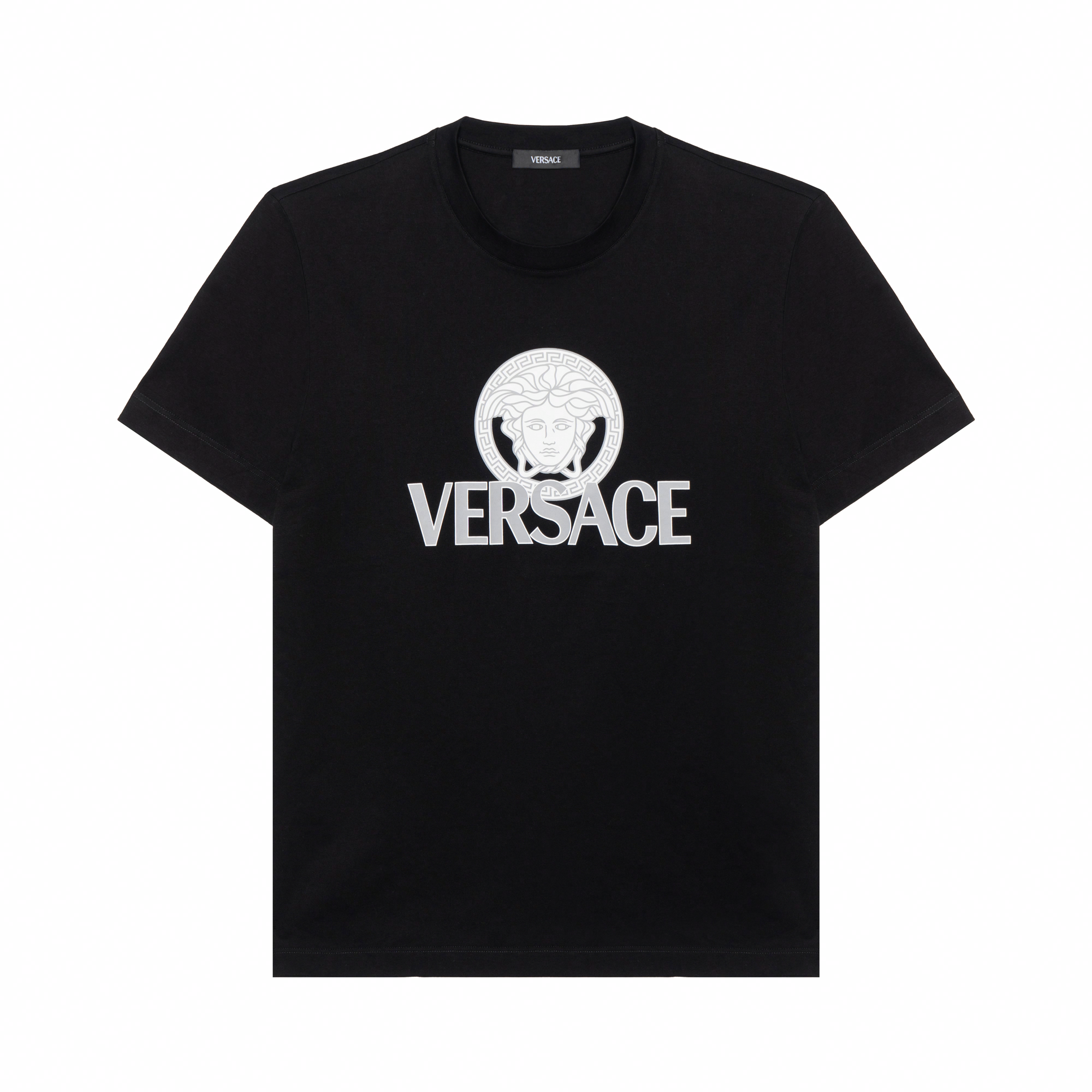 Мужская футболка Versace Logo (черная)