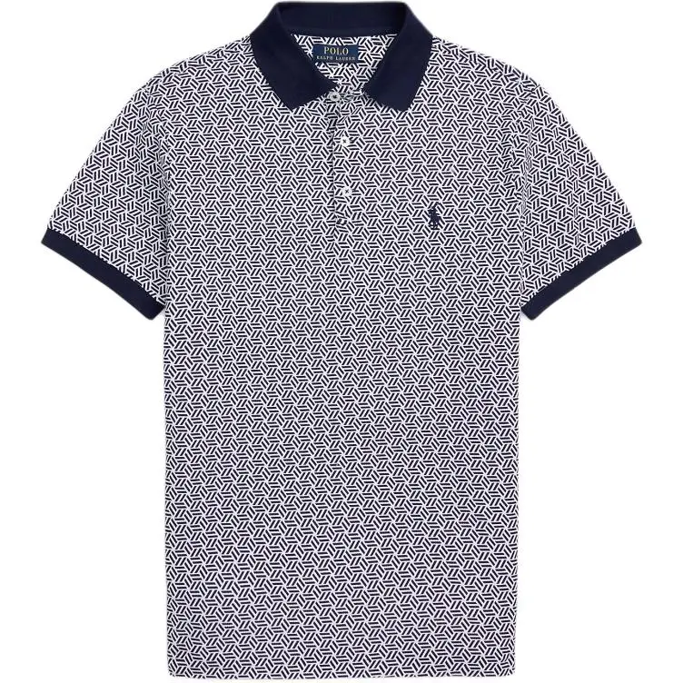 Polo Ralph Lauren Polo Shirt Custom Slim Fit Men's Blue