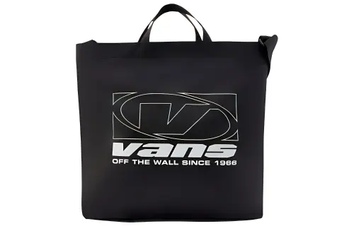 Vans Polyester Tote Bag, Shopping Bag, Handbag, Crossbody Bag Unisex Black