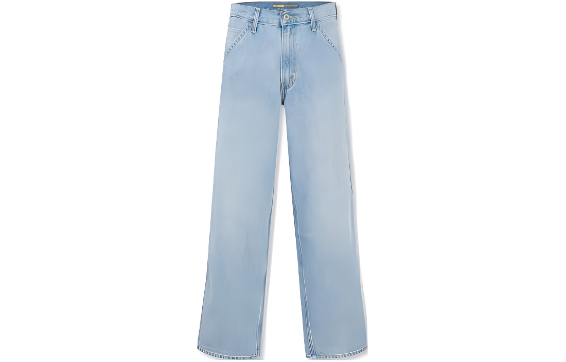 Levis Silver Logo Collection Jeans Men's Light Blue