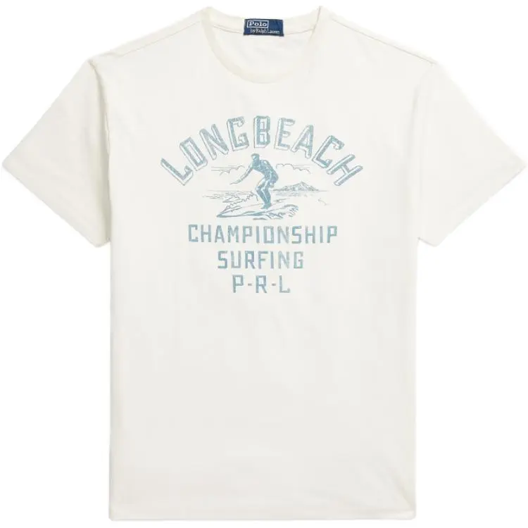 Polo Ralph Lauren T Shirt Classic Version Men's Ecru