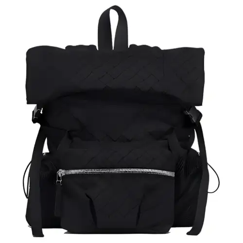 Bottega Veneta Fabric Backpack Men's Black