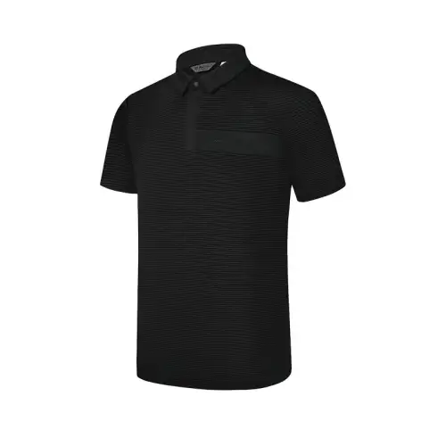 FILA Golf Polo Shirt Men's Pitch Black BK