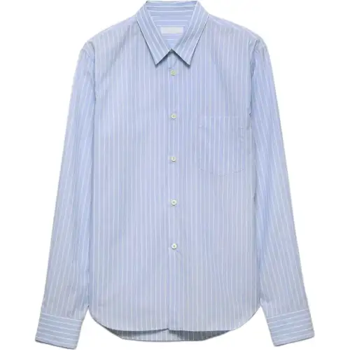 PRADA Button Up Striped Shirt