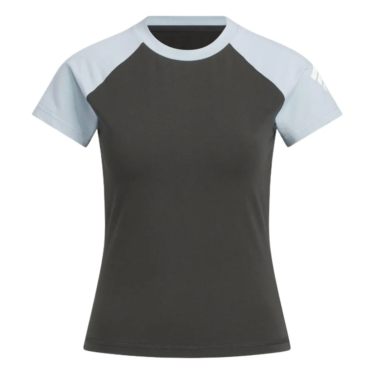 Adidas Raglan Sleeve T Shirt Women's Carbon Black